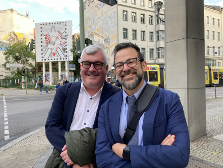 Christian Apfelbacher (L), Eric Simpson (R)